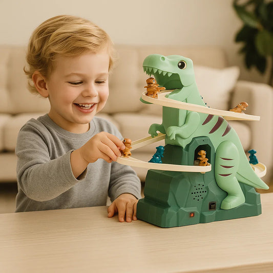 Dino glijbaan achtbaanplezier