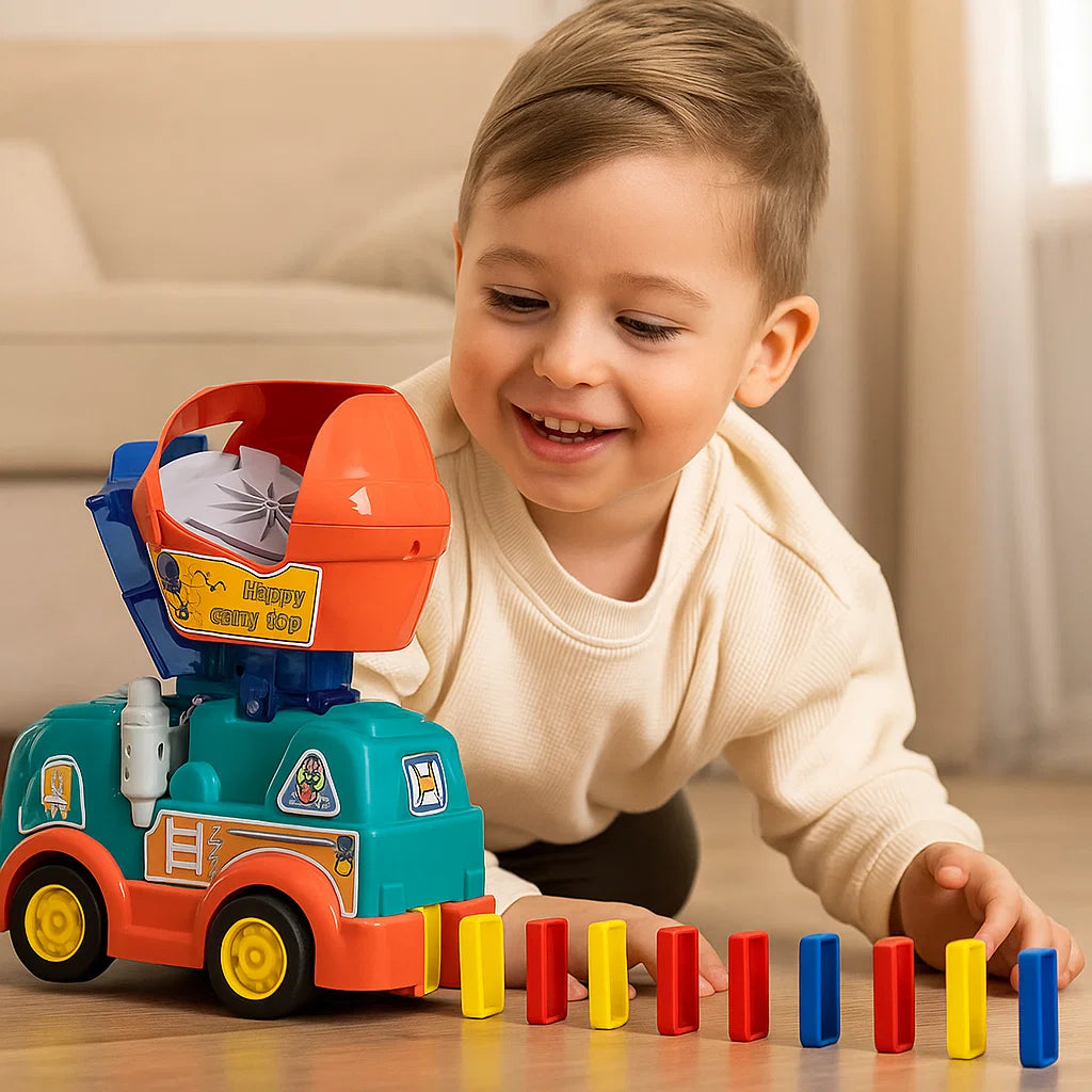 Domino Vrachtwagenmountessori Domino Vrachtwagen