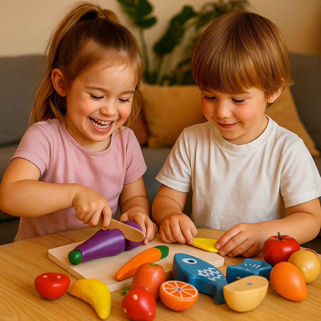 Montessori Houten Snij-speelset