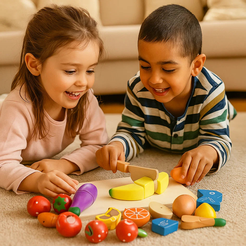 Montessori Houten Snij-speelset
