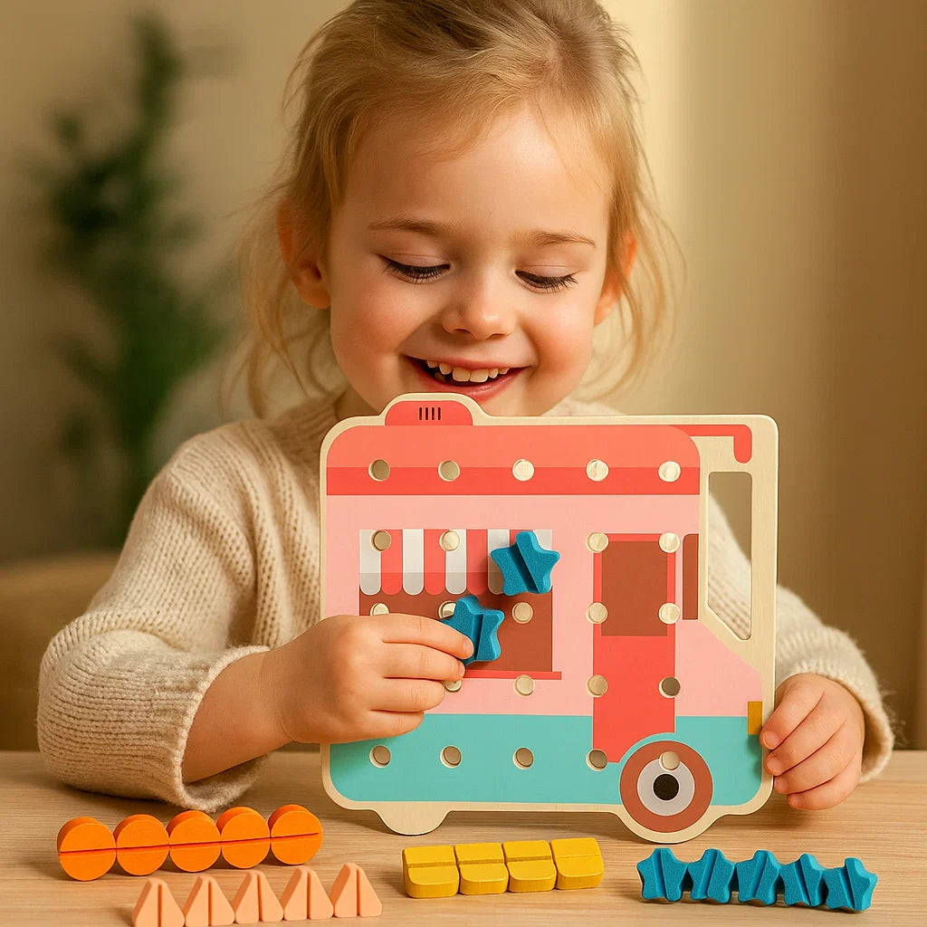 Montessori Kleurenkaart Beerplaat Voor Kleine Knutselaars