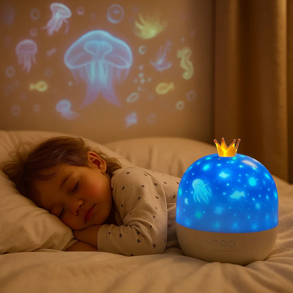 2-in-1 kinder nachtlamp en projector