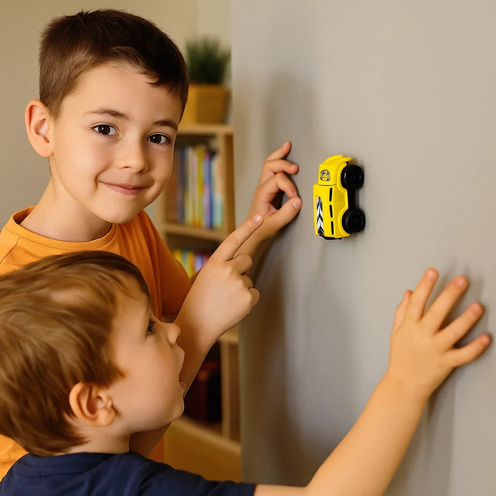 Magnetische Wandklimauto's