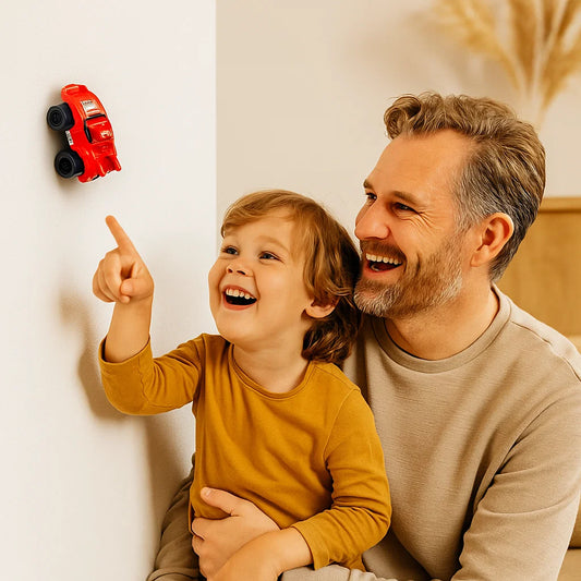 Magnetische Wandklimauto's