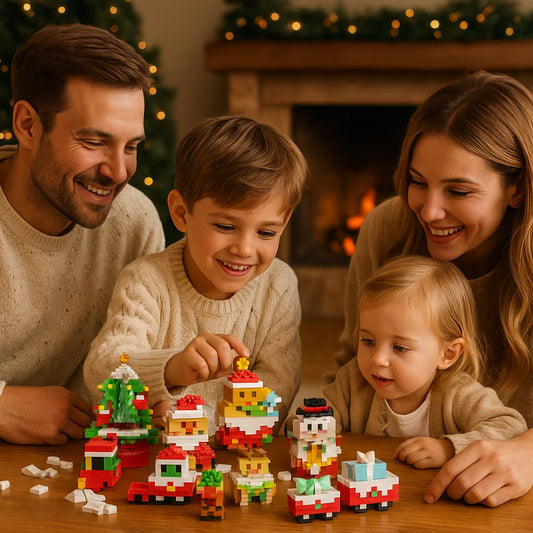 Creatieve Kerstfiguren van Bouwstenen – Plezier voor het Hele Gezin