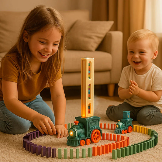 Dominotrein speelgoed voor kinderen