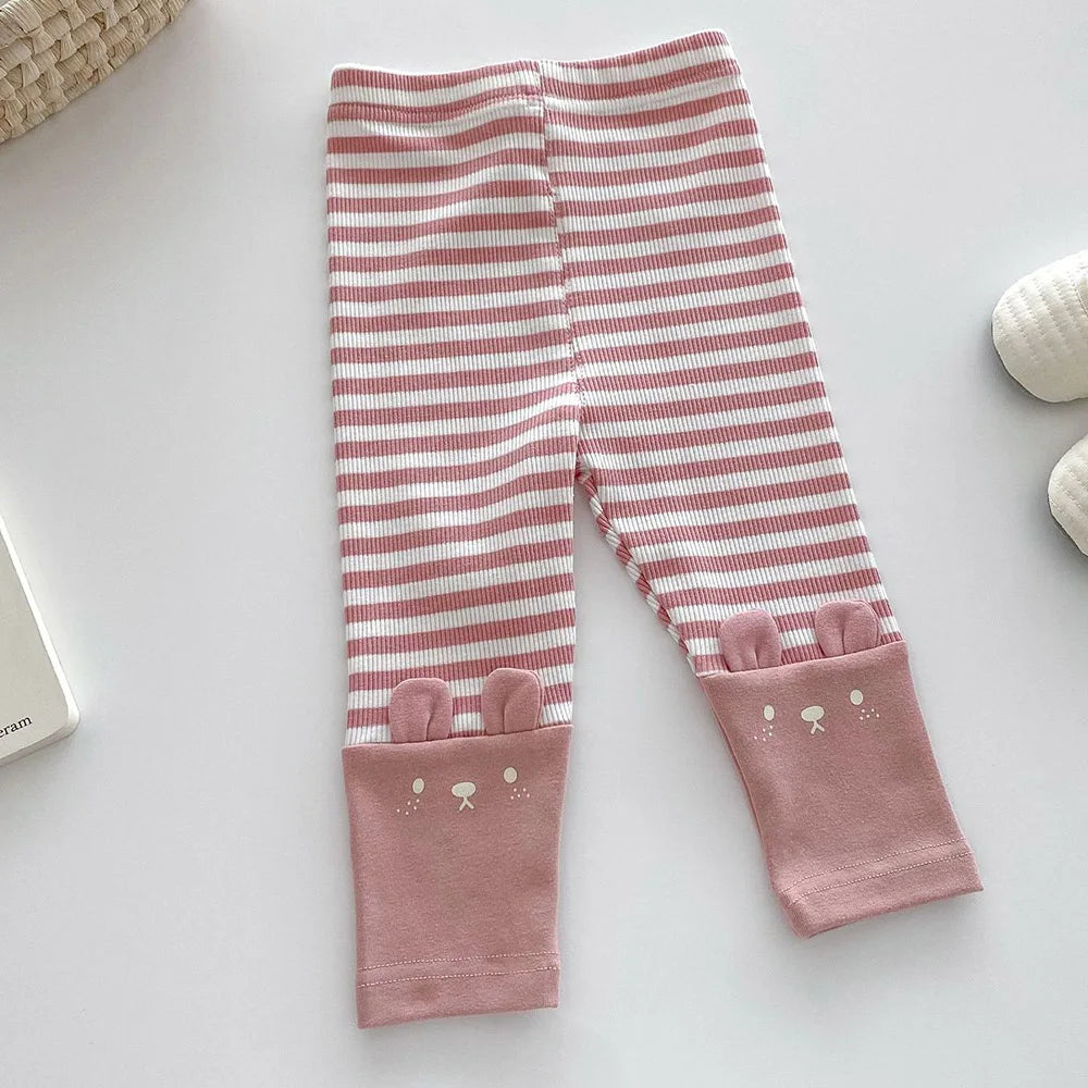 Zachte Kinderleggings Met Dierenmotieven - Comfortabele Broeken Voor De Allerkleinsten