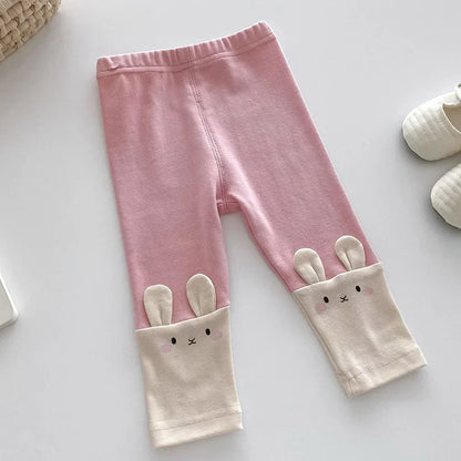 Zachte Kinderleggings Met Dierenmotieven - Comfortabele Broeken Voor De Allerkleinsten
