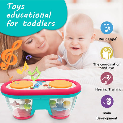 Ritme Plezier - Baby Drumstel met Licht & Muziek