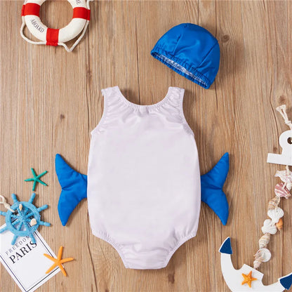 Bescherming In De Zon Kinderzwempak Met Krabdesign - Comfortabel Zwempak Met UV bescherming
